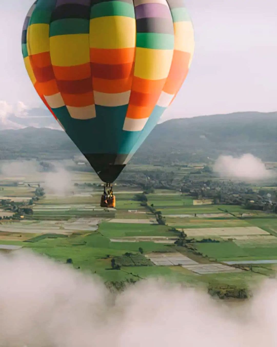 Hot air balloon ride